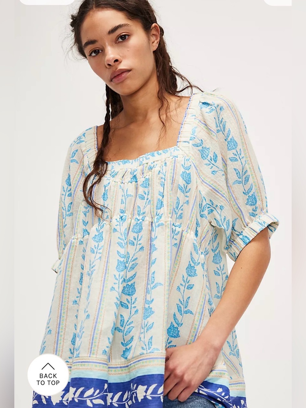 Free People Santorini Printed Tunic